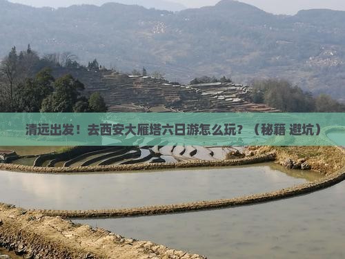 清远去西安大雁塔六日游