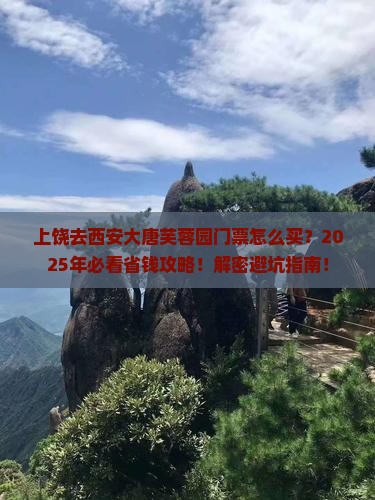 上饶去西安大唐芙蓉园门票