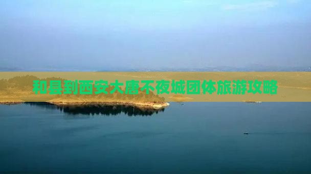 和县到西安大唐不夜城团体旅游