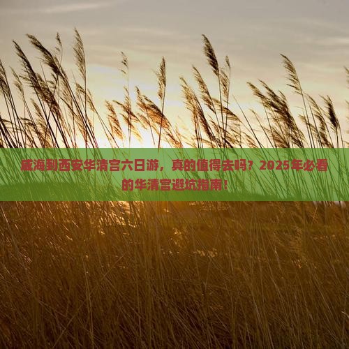 威海到西安华清宫六日游