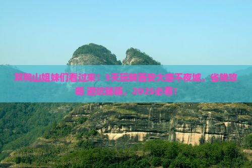 双鸭山去西安大唐不夜城攻略