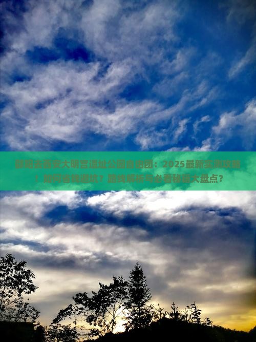 邵阳去西安大明宫国家遗址公园自由团