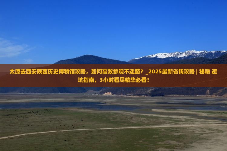 太原去西安陕西历史博物馆攻略