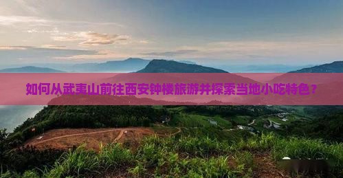 如何从武夷山前往西安钟楼旅游并探索当地小吃特色？