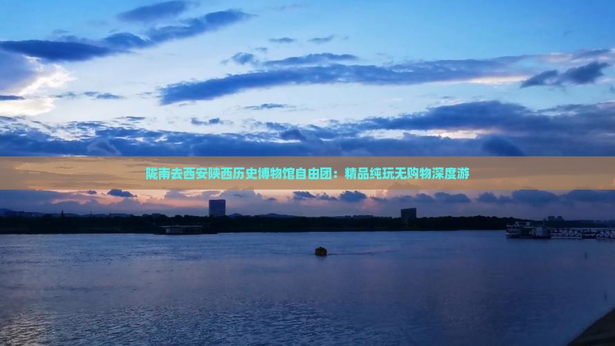 陇南去西安陕西历史博物馆自由团：精品纯玩无购物深度游