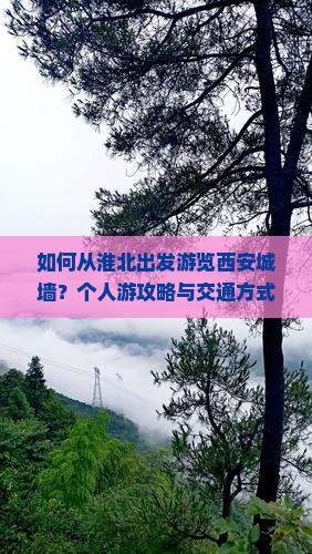 如何从淮北出发游览西安城墙？个人游攻略与交通方式一览