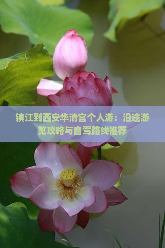 镇江到西安华清宫个人游：沿途游览攻略与自驾路线推荐