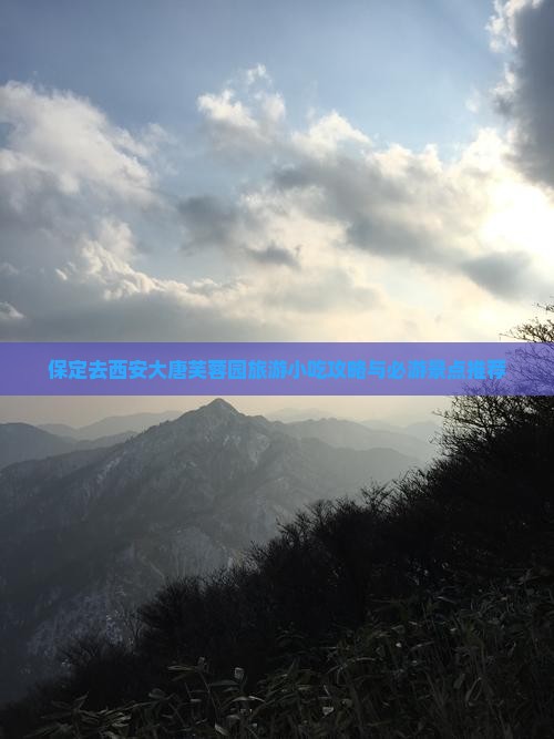 保定去西安大唐芙蓉园旅游小吃攻略与必游景点推荐