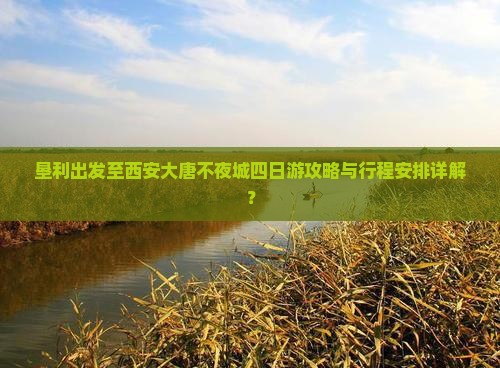 垦利出发至西安大唐不夜城四日游攻略与行程安排详解？