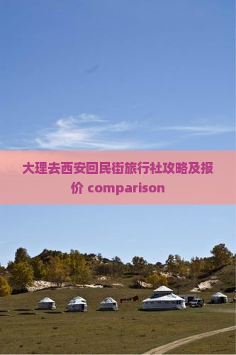 大理去西安回民街旅行社攻略及报价 comparison