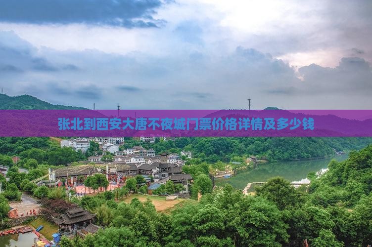 张北到西安大唐不夜城门票价格详情及多少钱
