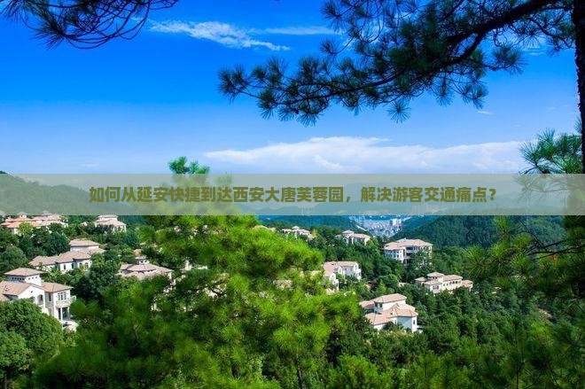 如何从延安快捷到达西安大唐芙蓉园，解决游客交通痛点？