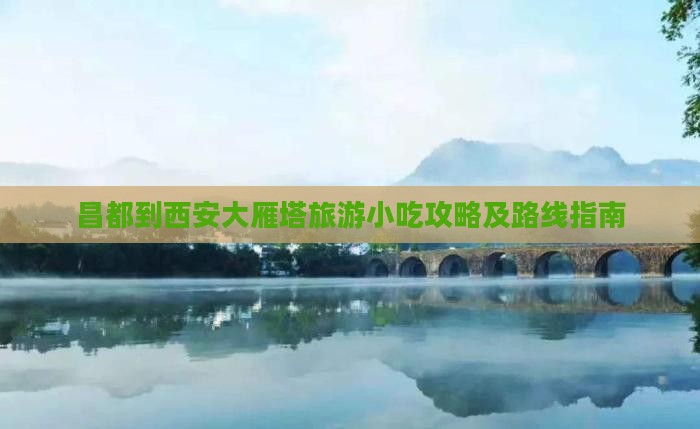 昌都到西安大雁塔旅游小吃攻略及路线指南