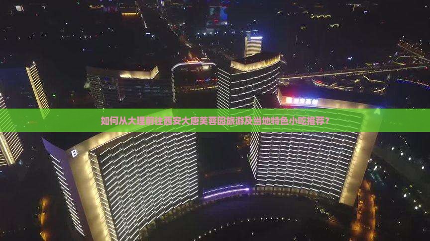 如何从大理前往西安大唐芙蓉园旅游及当地特色小吃推荐？