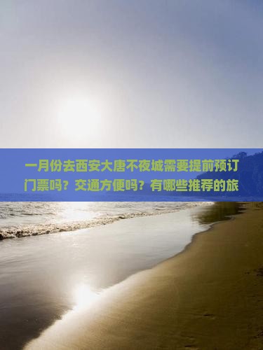 一月份去西安大唐不夜城需要提前预订门票吗？交通方便吗？有哪些推荐的旅行社？