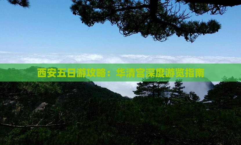 西安五日游攻略：华清宫深度游览指南