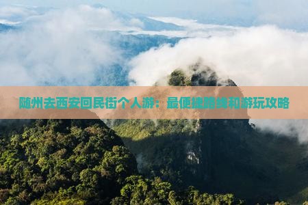 随州去西安回民街个人游：最便捷路线和游玩攻略