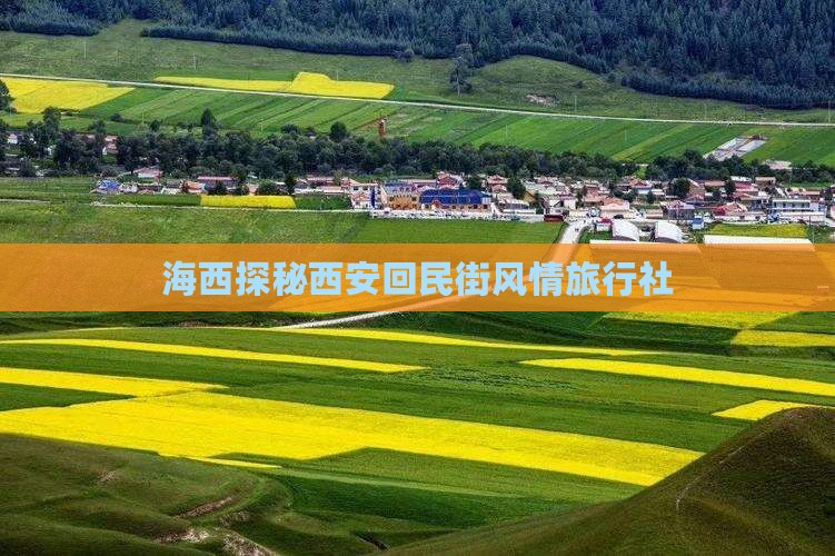 海西探秘西安回民街风情旅行社