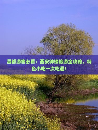 昌都游客必看：西安钟楼旅游全攻略，特色小吃一次吃遍！