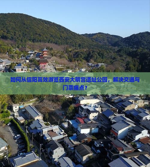 如何从信阳高效游览西安大明宫遗址公园，解决交通与门票痛点？
