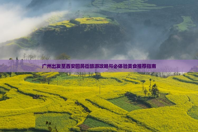 广州出发至西安回民街旅游攻略与必体验美食推荐指南