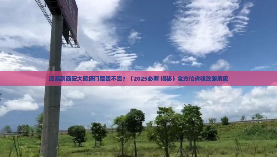 海西到西安大雁塔门票