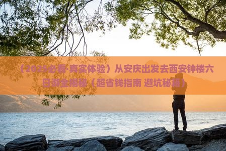 安庆到西安钟楼六日游