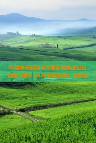 乌鲁木齐到西安大明宫国家遗址公园自由团