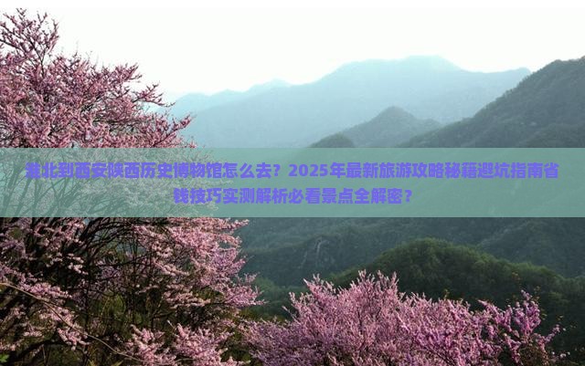 淮北到西安陕西历史博物馆旅游