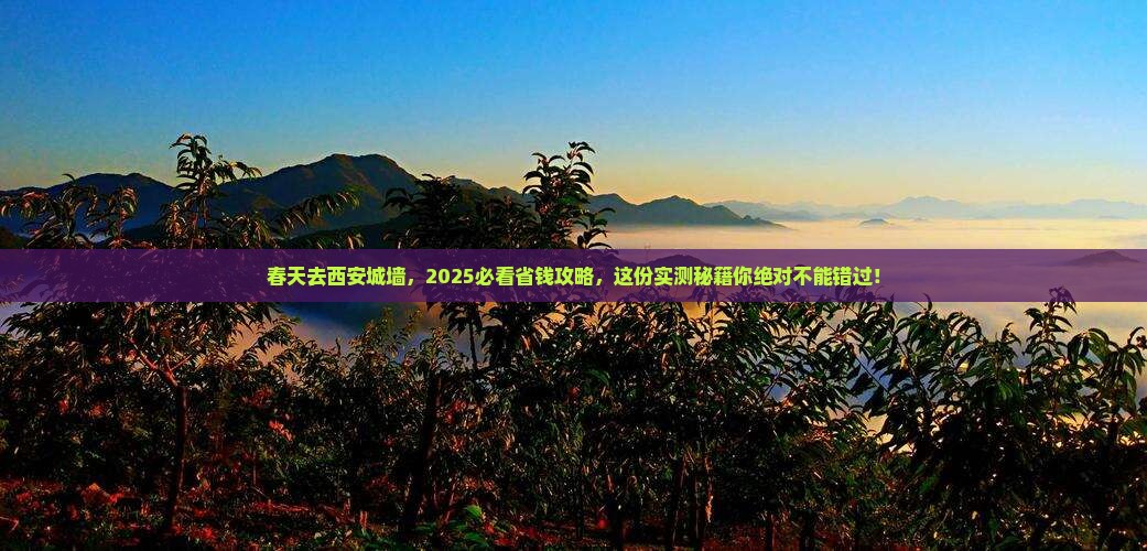 春天到西安城墙旅行社