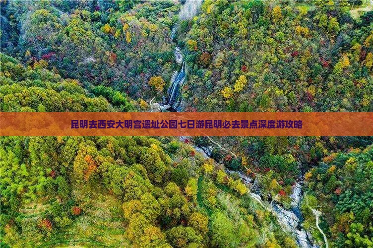 昆明去西安大明宫国家遗址公园七日游