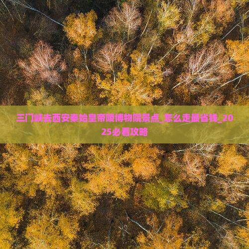 三门峡去西安秦始皇帝陵博物院景点