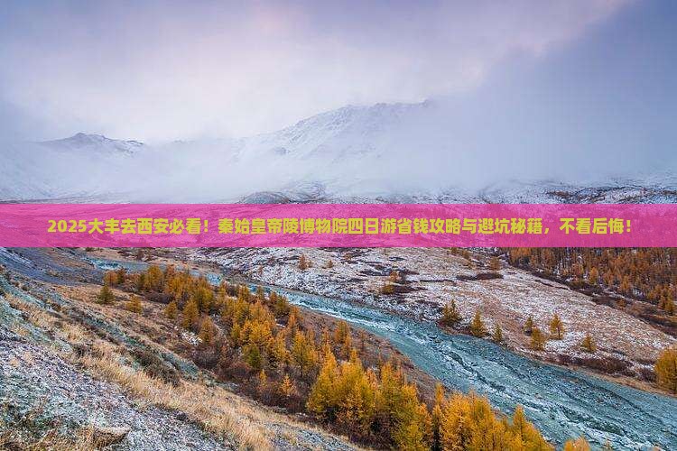 大丰到西安秦始皇帝陵博物院四日游