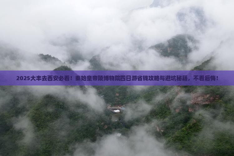 大丰到西安秦始皇帝陵博物院四日游