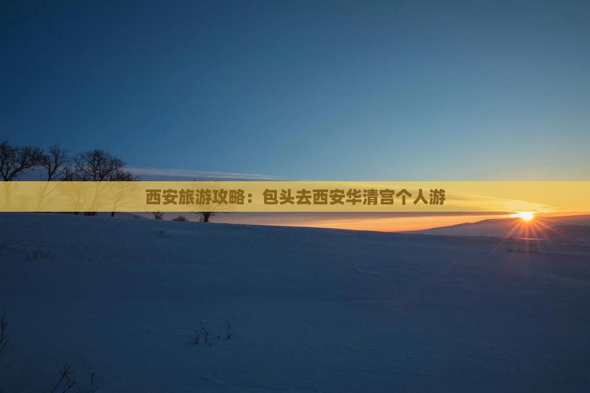 包头去西安华清宫个人游