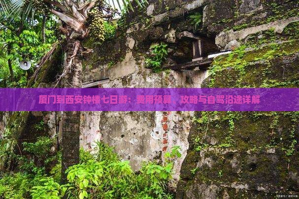 厦门到西安钟楼七日游：费用预算、攻略与自驾沿途详解
