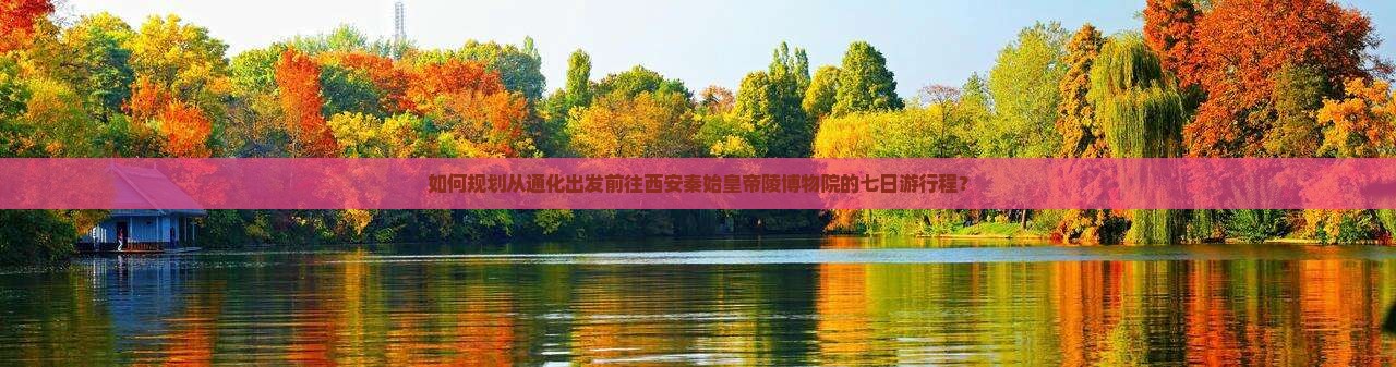 如何规划从通化出发前往西安秦始皇帝陵博物院的七日游行程？