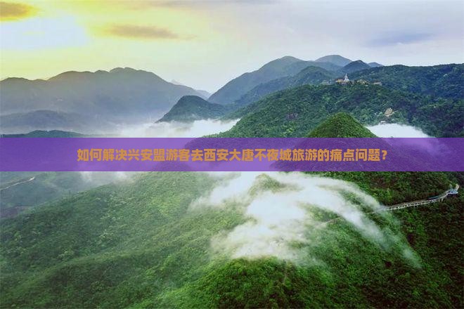 如何解决兴安盟游客去西安大唐不夜城旅游的痛点问题？