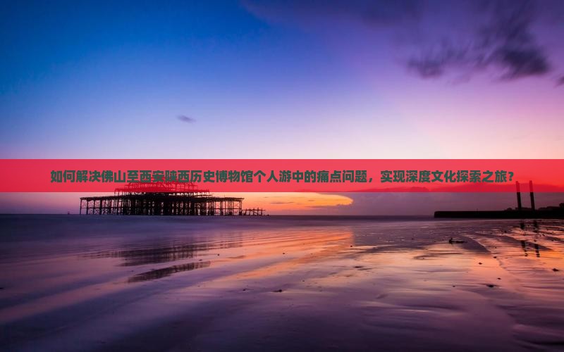 如何解决佛山至西安陕西历史博物馆个人游中的痛点问题，实现深度文化探索之旅？