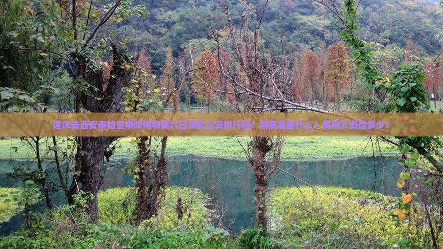 迪庆去西安秦始皇帝陵博物院六日游怎么安排行程？需要准备什么？费用大概是多少？
