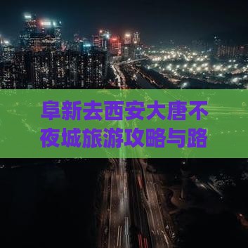阜新去西安大唐不夜城旅游攻略与路线指南
