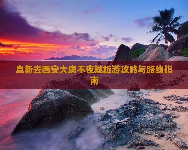 阜新去西安大唐不夜城旅游攻略与路线指南