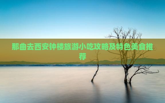 那曲去西安钟楼旅游小吃攻略及特色美食推荐