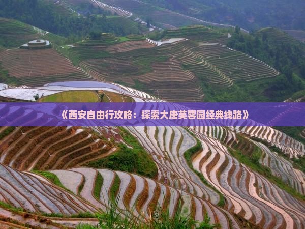 《西安自由行攻略：探索大唐芙蓉园经典线路》