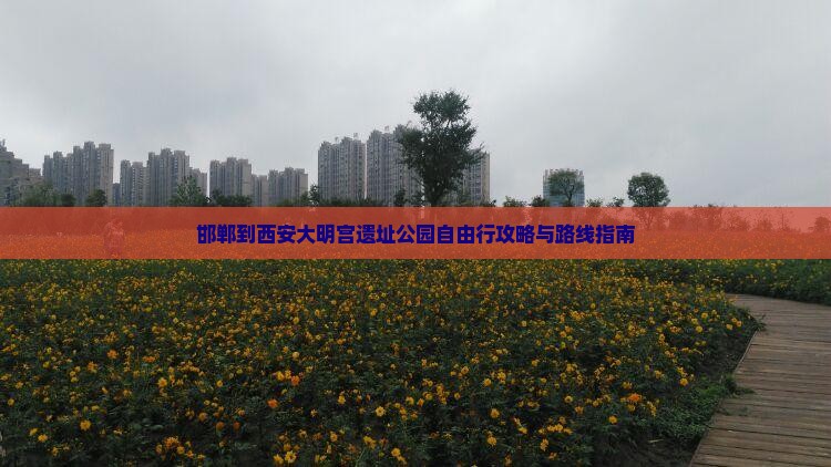 邯郸到西安大明宫遗址公园自由行攻略与路线指南