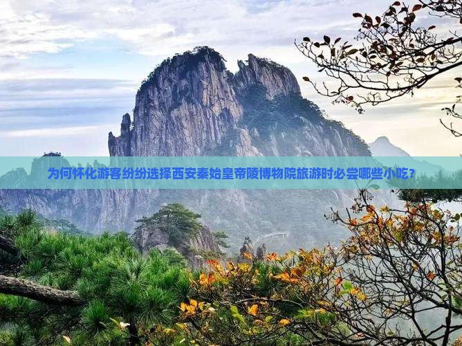 为何怀化游客纷纷选择西安秦始皇帝陵博物院旅游时必尝哪些小吃？