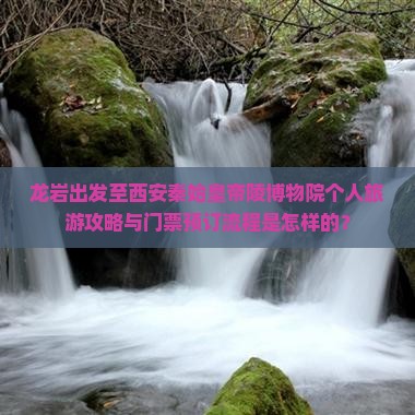 龙岩出发至西安秦始皇帝陵博物院个人旅游攻略与门票预订流程是怎样的？