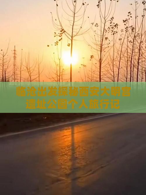 临沧出发探秘西安大明宫遗址公园个人旅行记