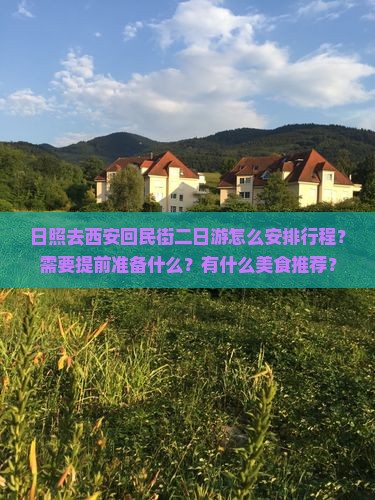 日照去西安回民街二日游怎么安排行程？需要提前准备什么？有什么美食推荐？