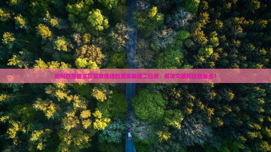 如何在楚雄实现高效便捷的西安城墙二日游，解决交通和住宿痛点？